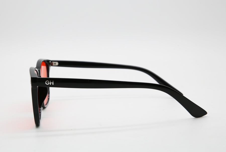 Gafas de luz roja