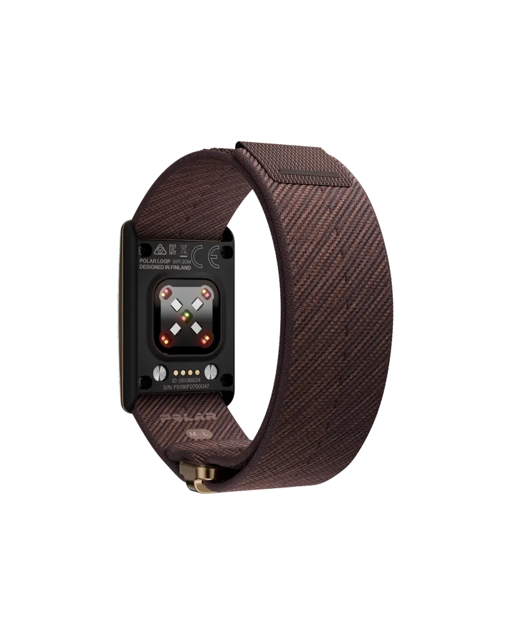 Polar Loop Café — sensores ópticos en la cara interna