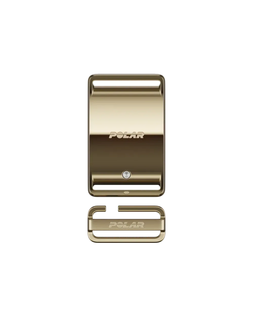 Polar Loop Dorado — detalle de la hebilla