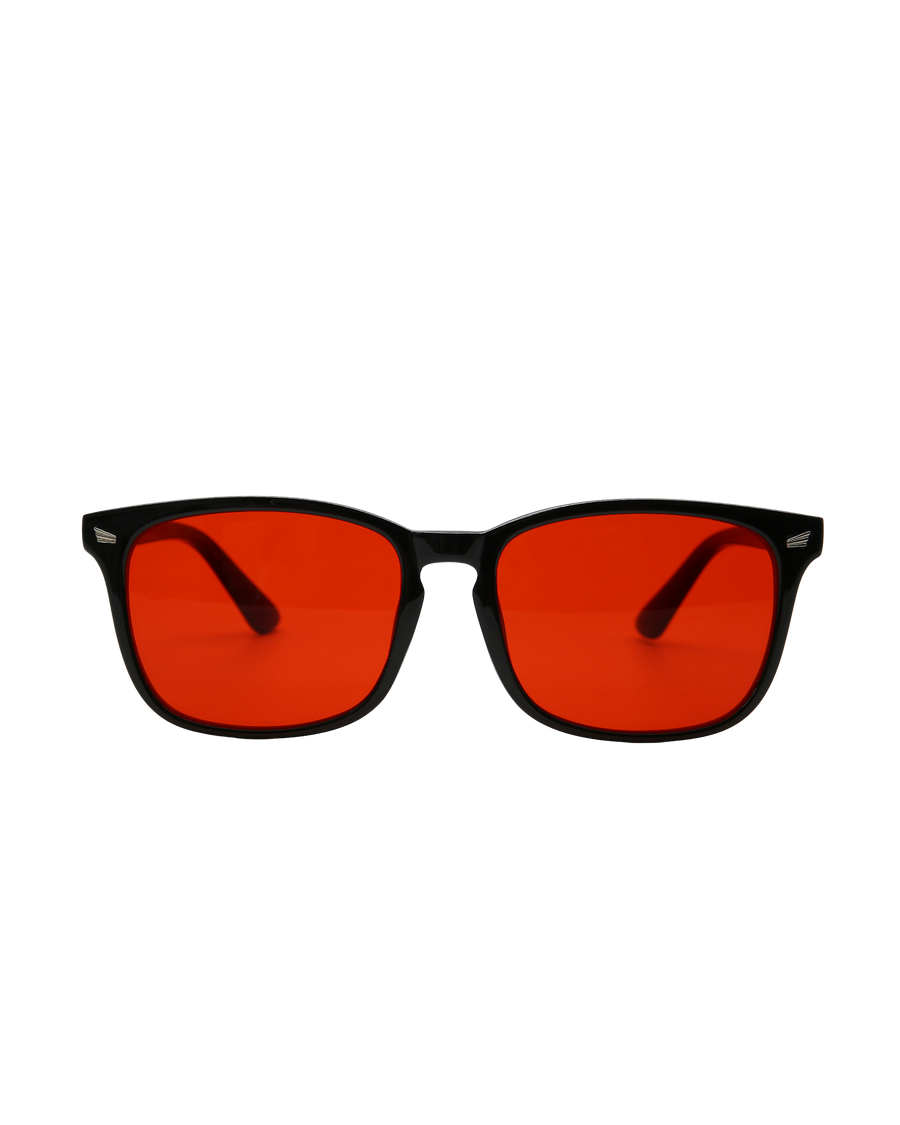 Gafas de filtro rojo Wings — vista frontal