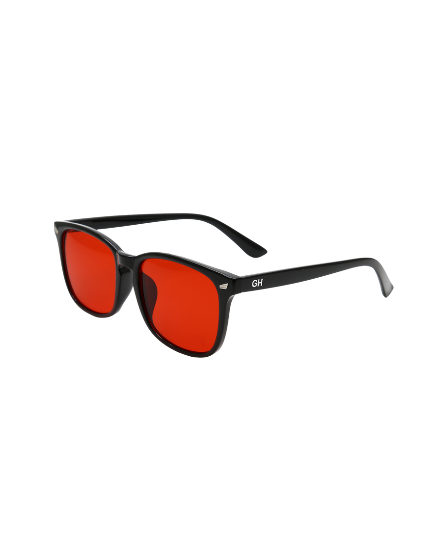 Gafas de filtro rojo Wings — vista tres cuartos